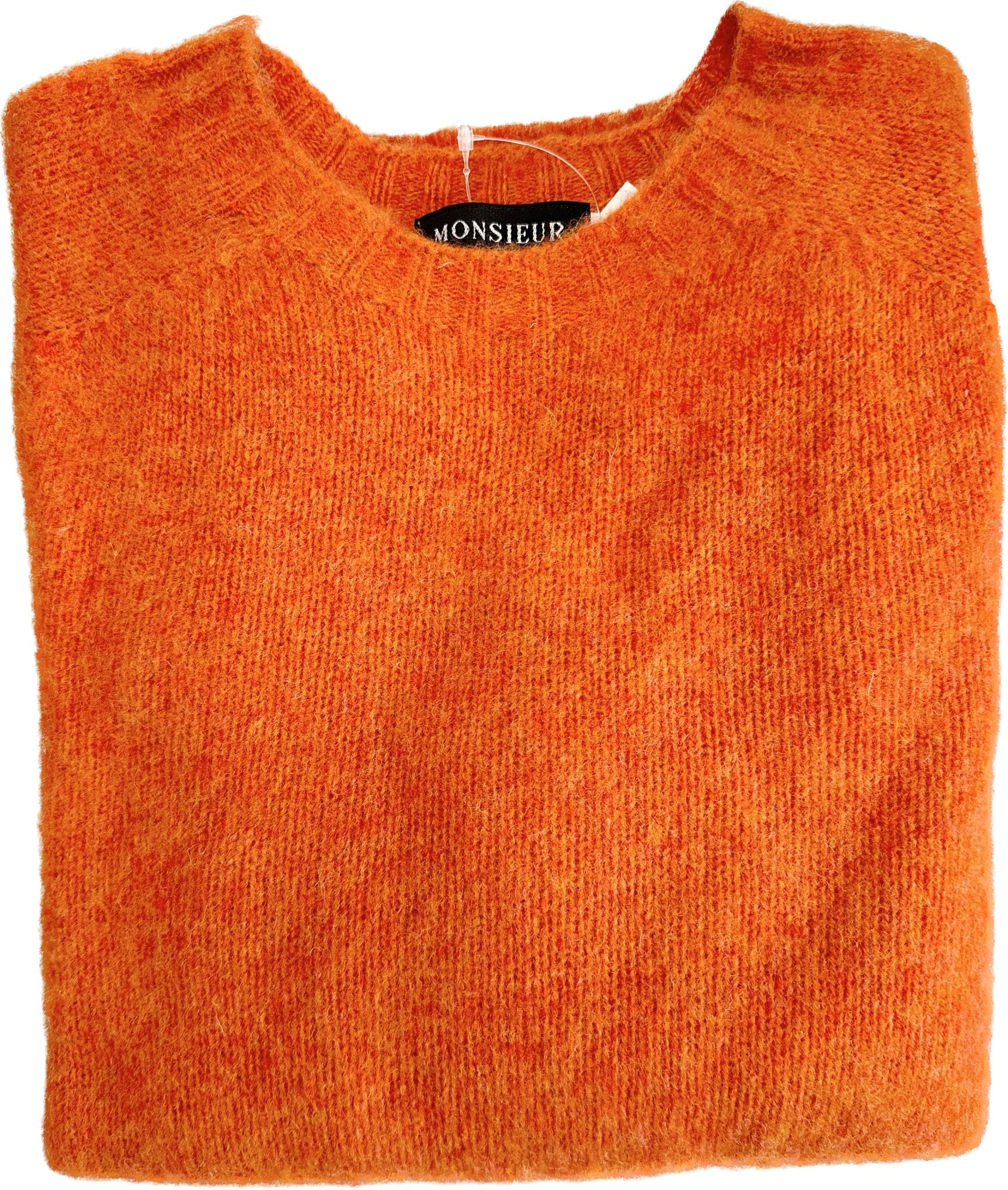 Girocollo raglan brushed shetland Jaffa Monsieur - MONSIEUR