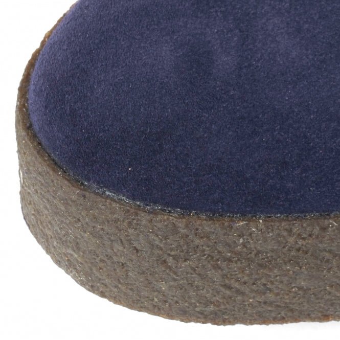 Hi Top Chukka Boot Navy suede Sanders - MONSIEUR