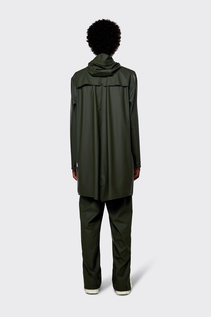 Impermeabile long jacket green RAINS - MONSIEUR