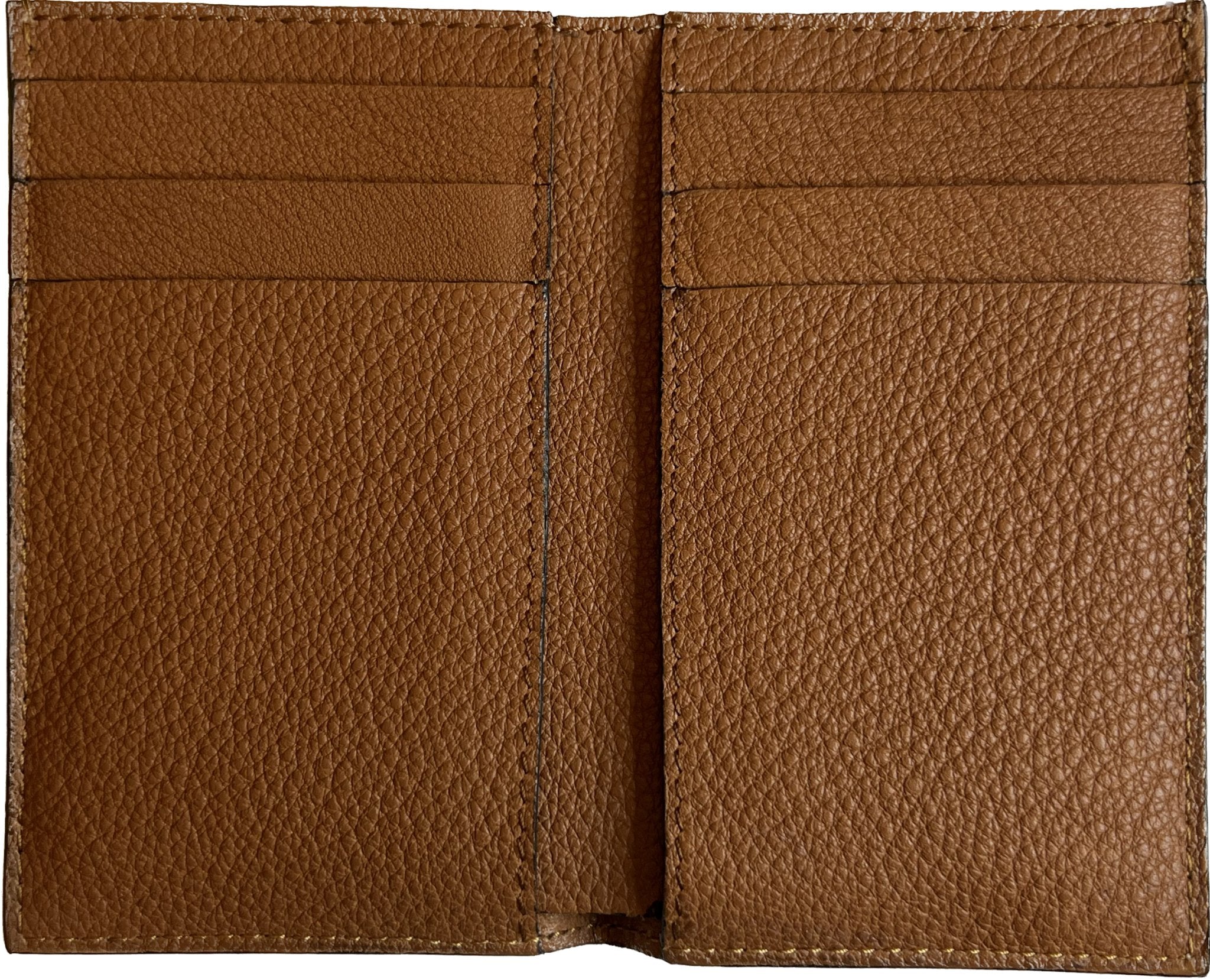 Mini portafoglio pelle cognac Monsieur - MONSIEUR