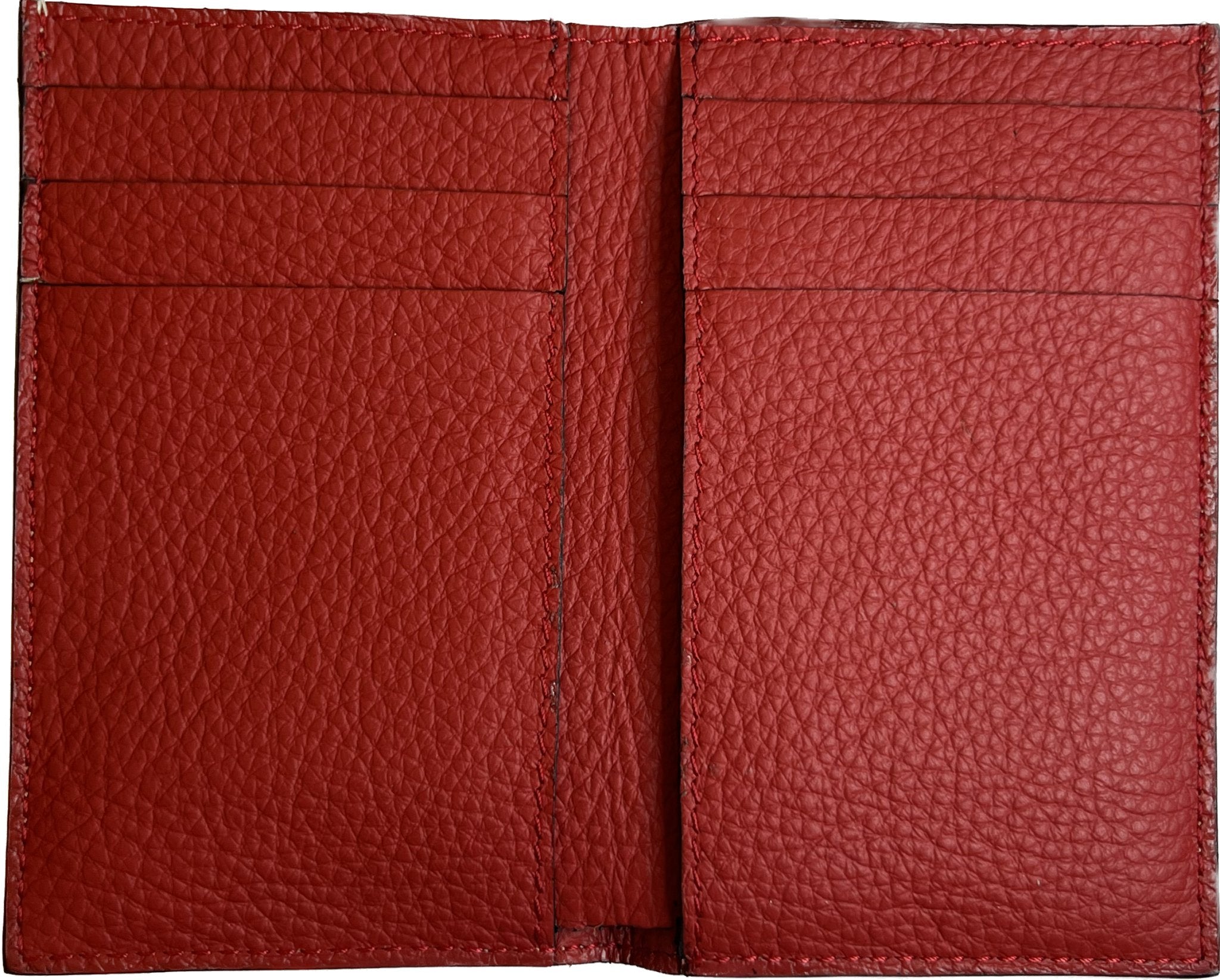Mini portafoglio pelle rosso Monsieur - MONSIEUR
