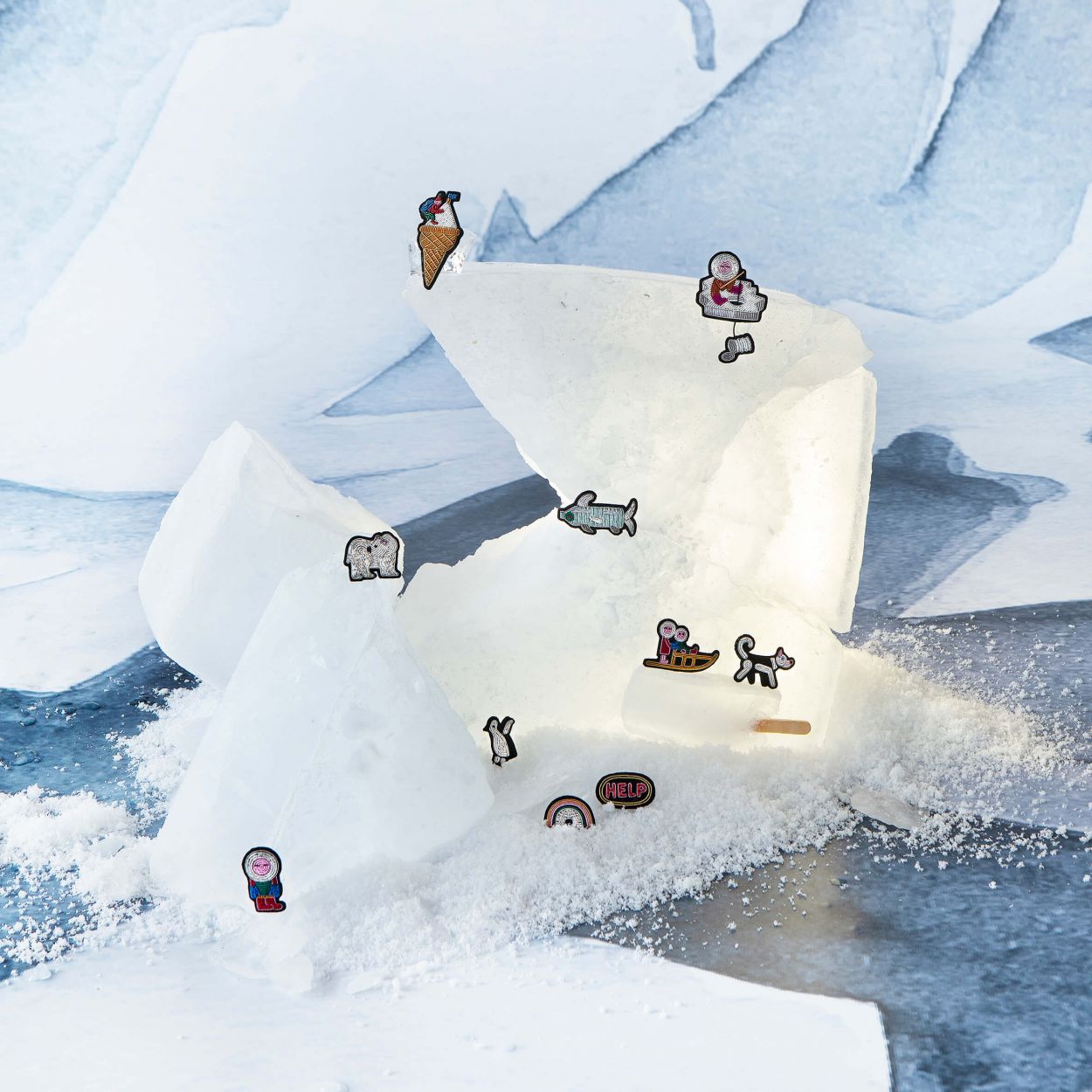 Spilla orso polare Macon & Lesquoy