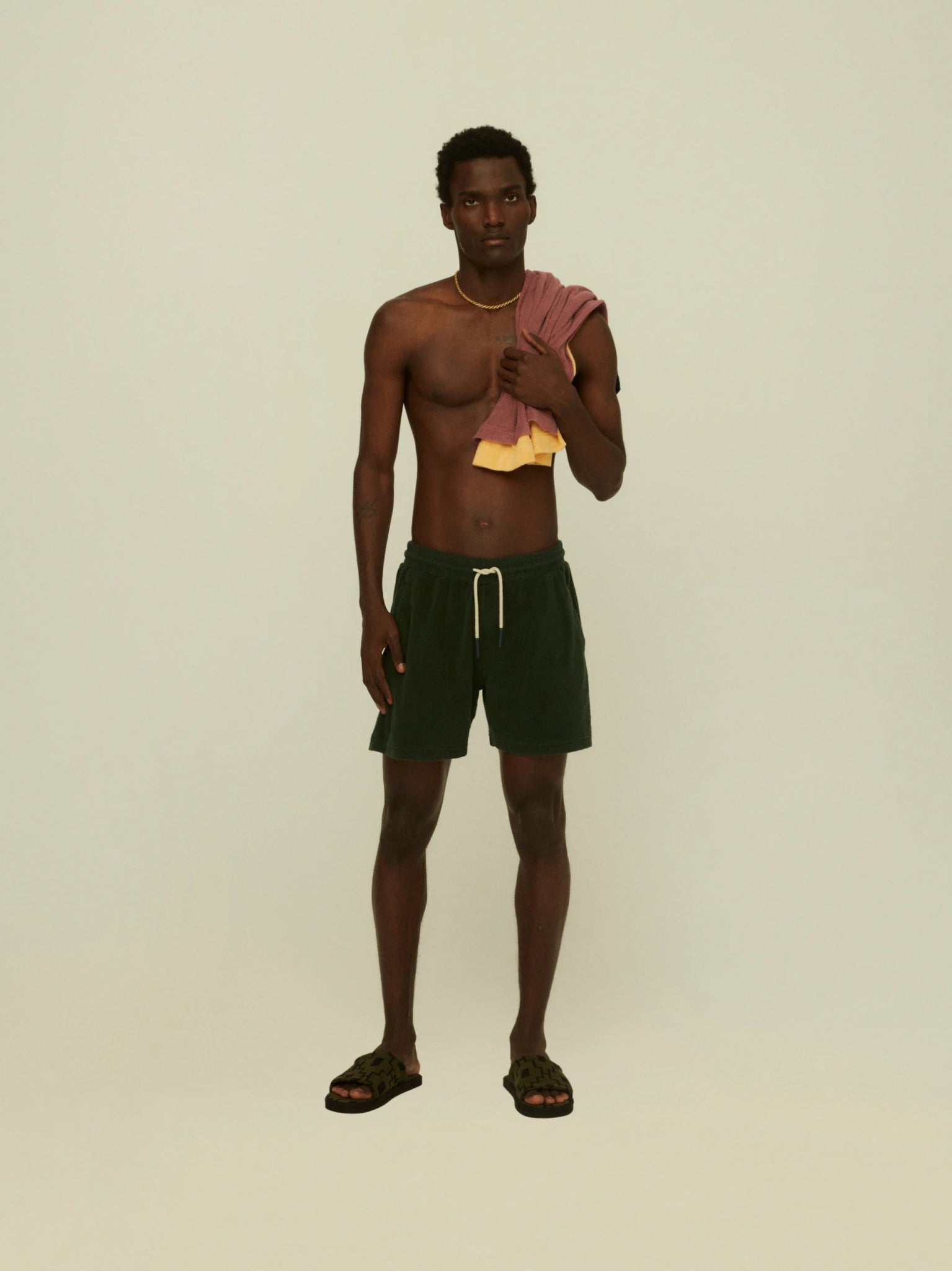 Pantaloncino terry verde OAS - MONSIEUR