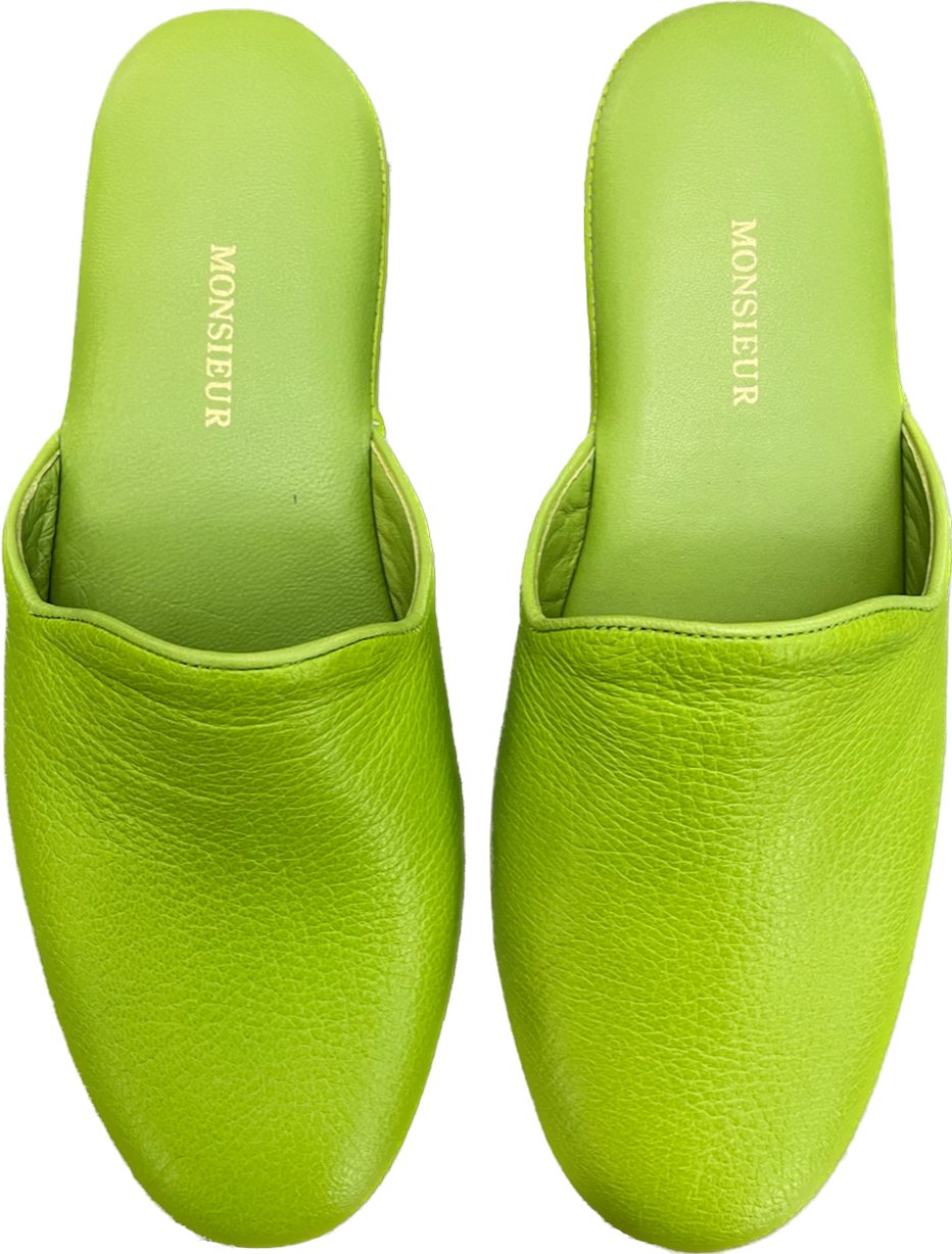 Pantofola cervo lime Monsieur - MONSIEUR