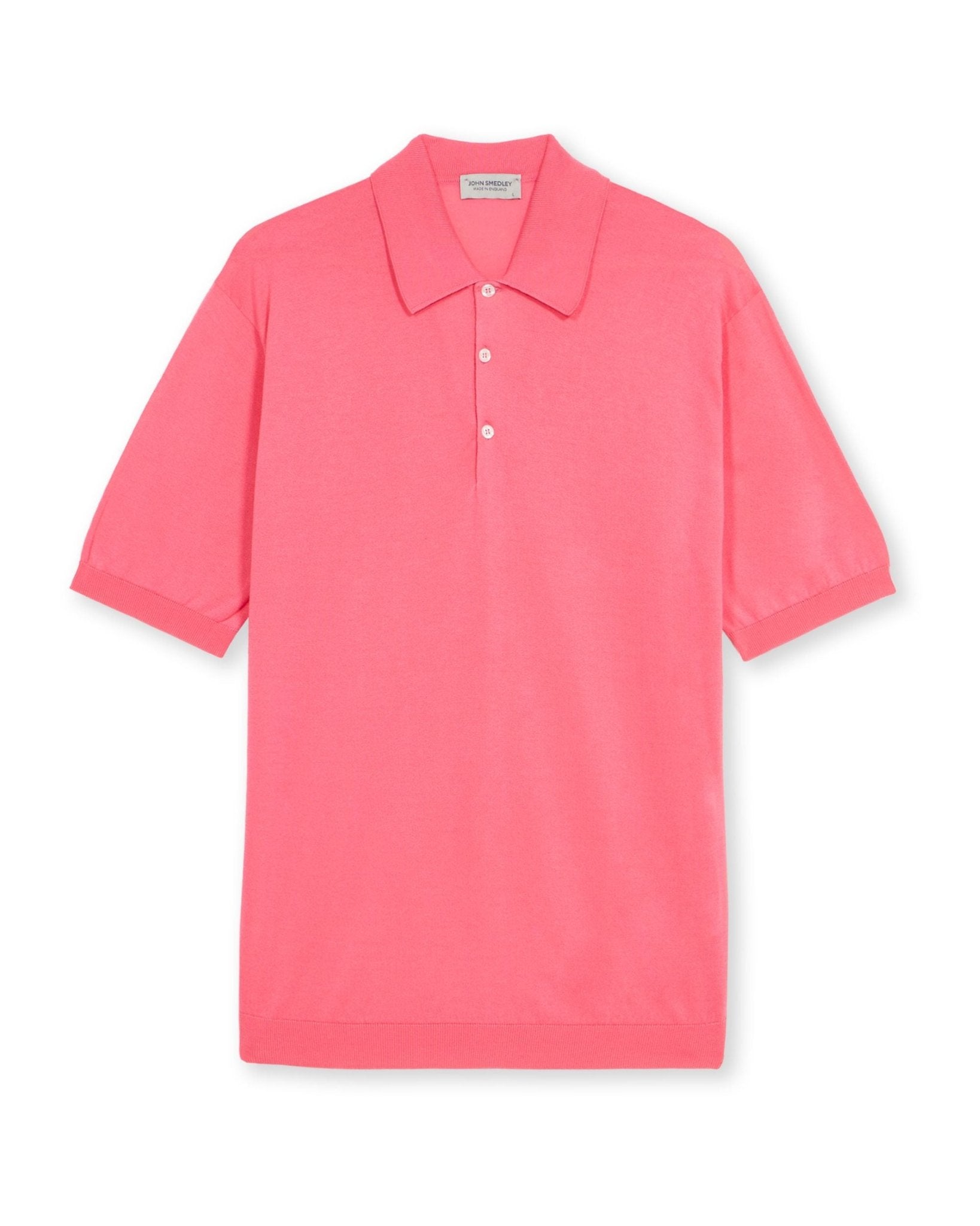Polo Isis manica corta flamingo John Smedley - MONSIEUR