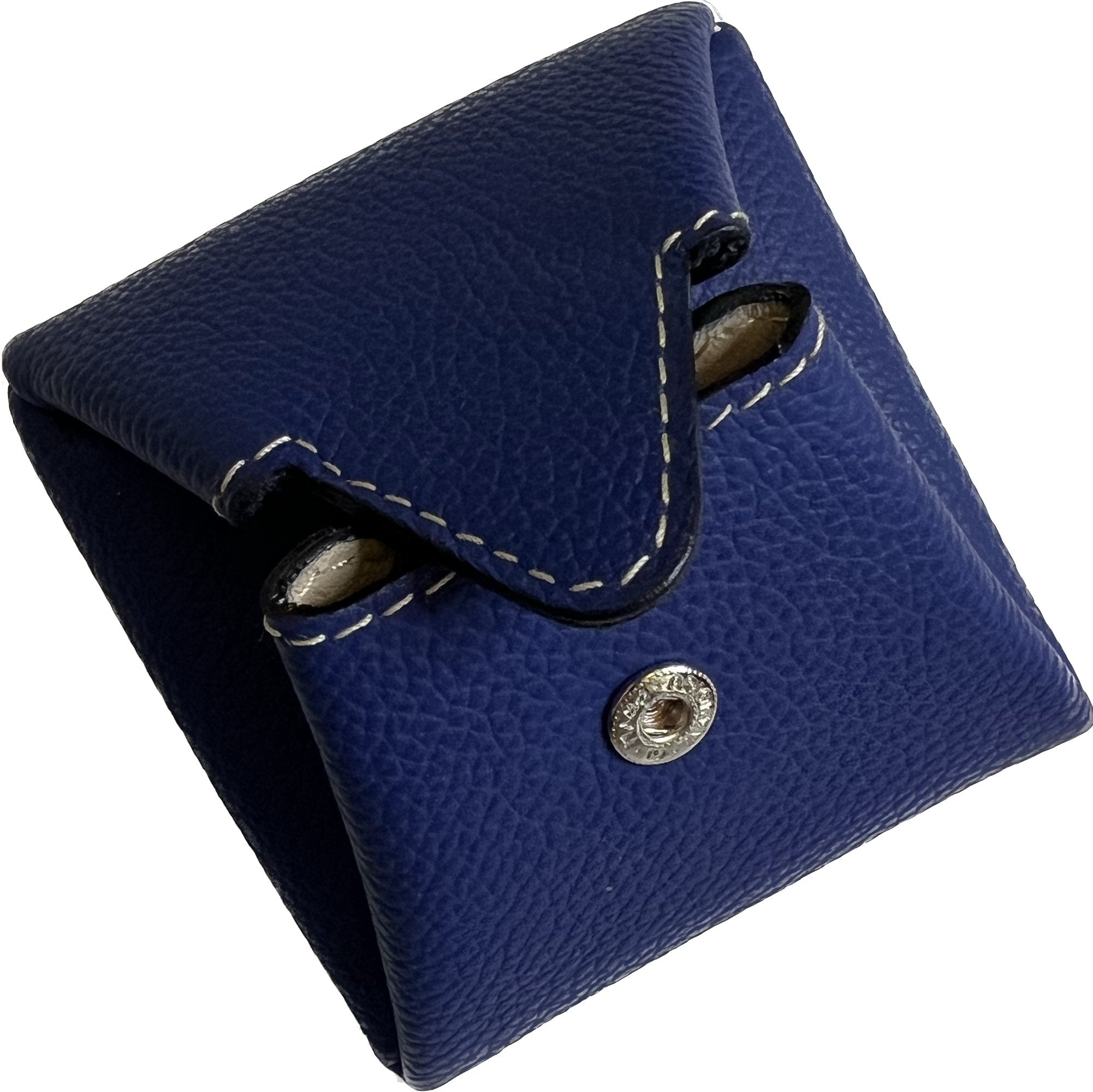 Portamonete pelle cobalto Monsieur - MONSIEUR