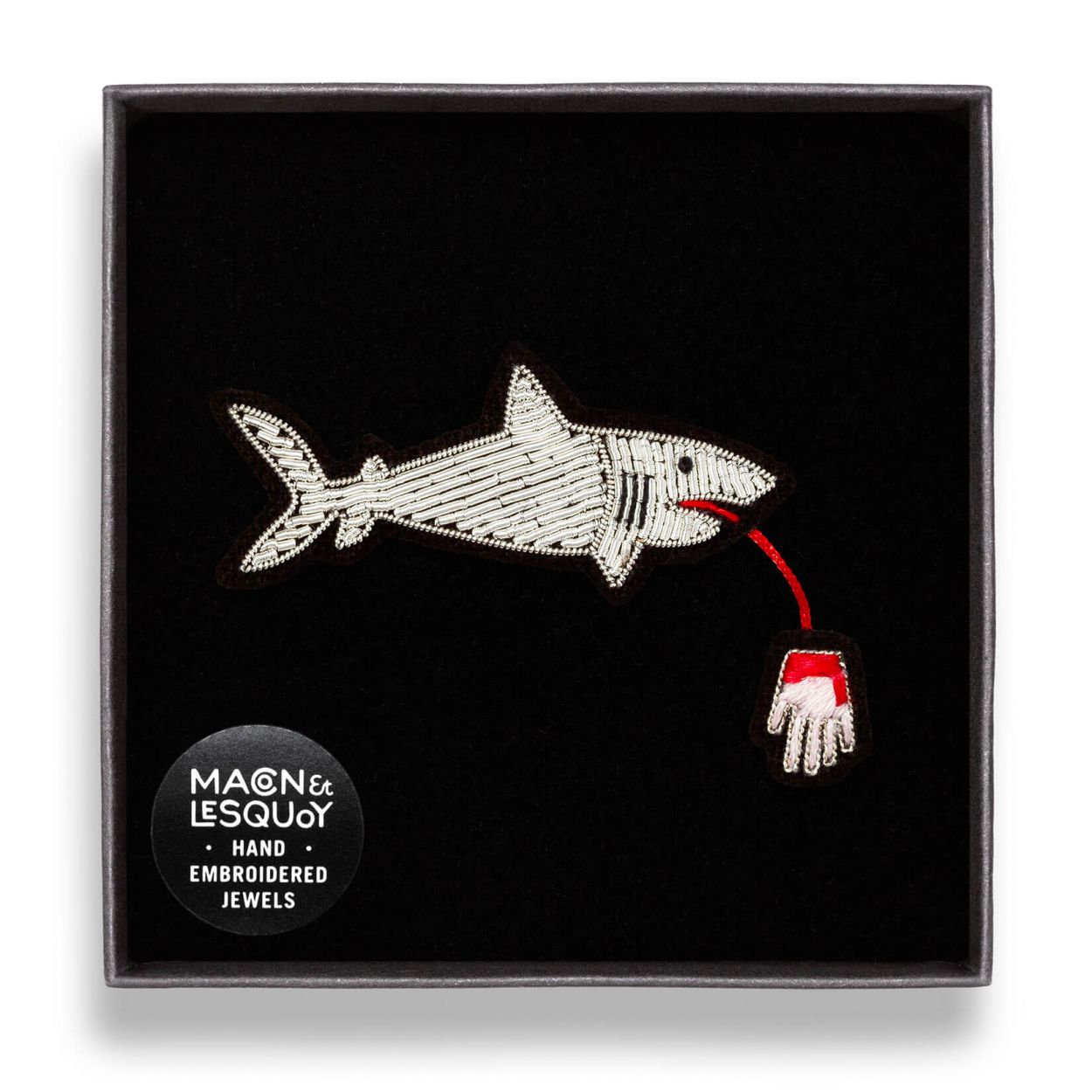 Spilla squalo silver Macon & Lesquoy