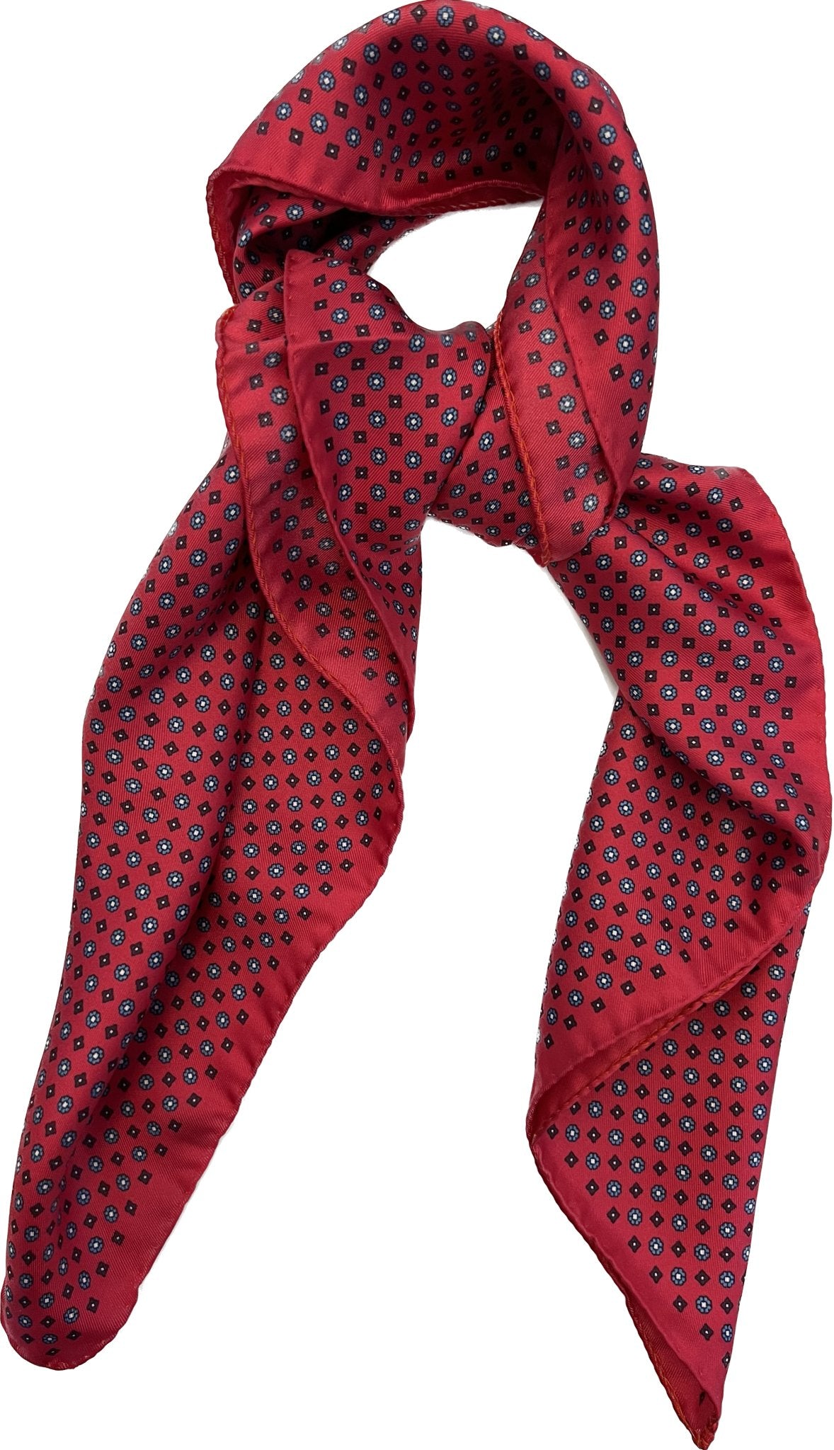Sciarpa bandana seta fucsia fantasia cravatta Monsieur - MONSIEUR