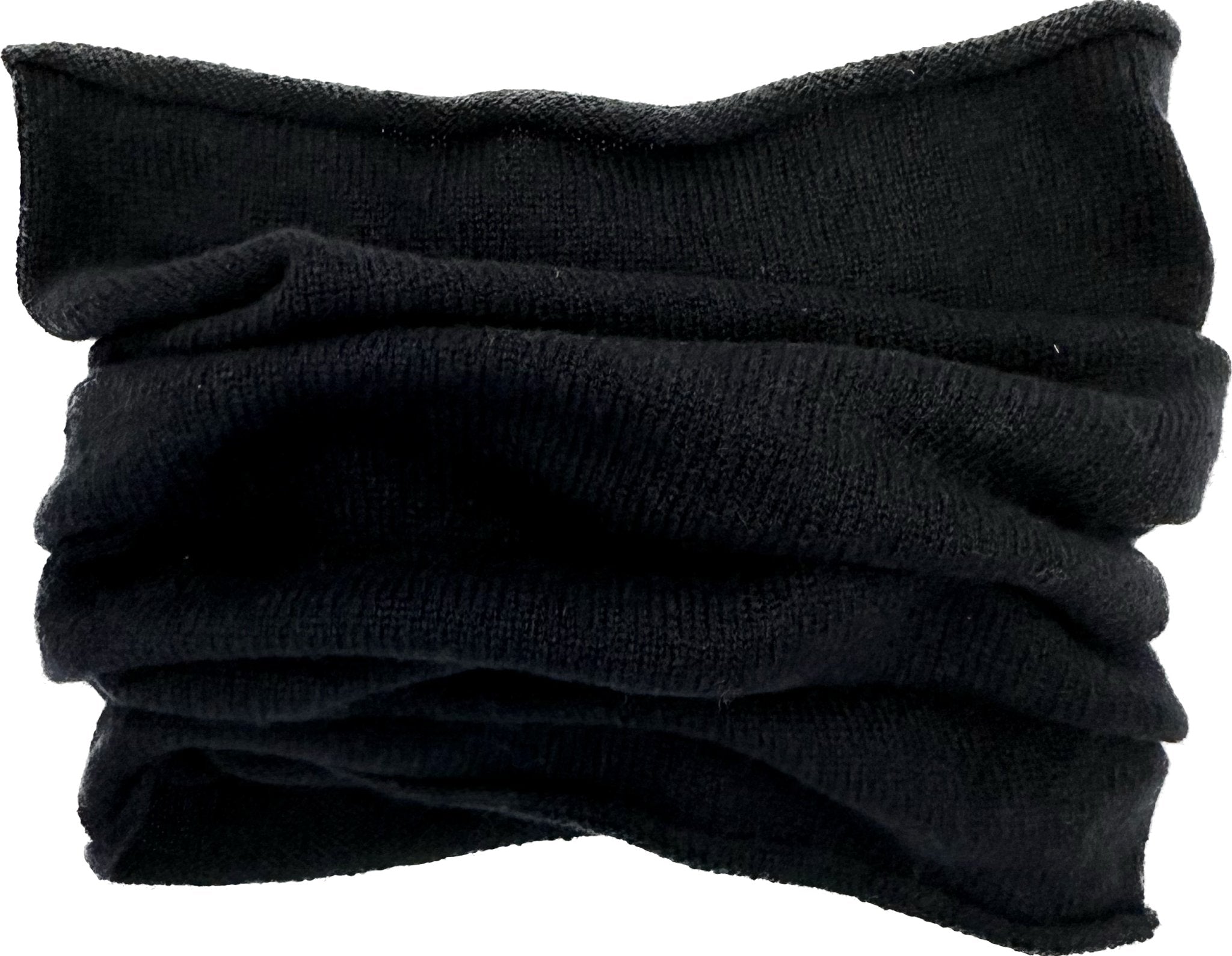 Sciarpa collo cashmere navy Monsieur - MONSIEUR
