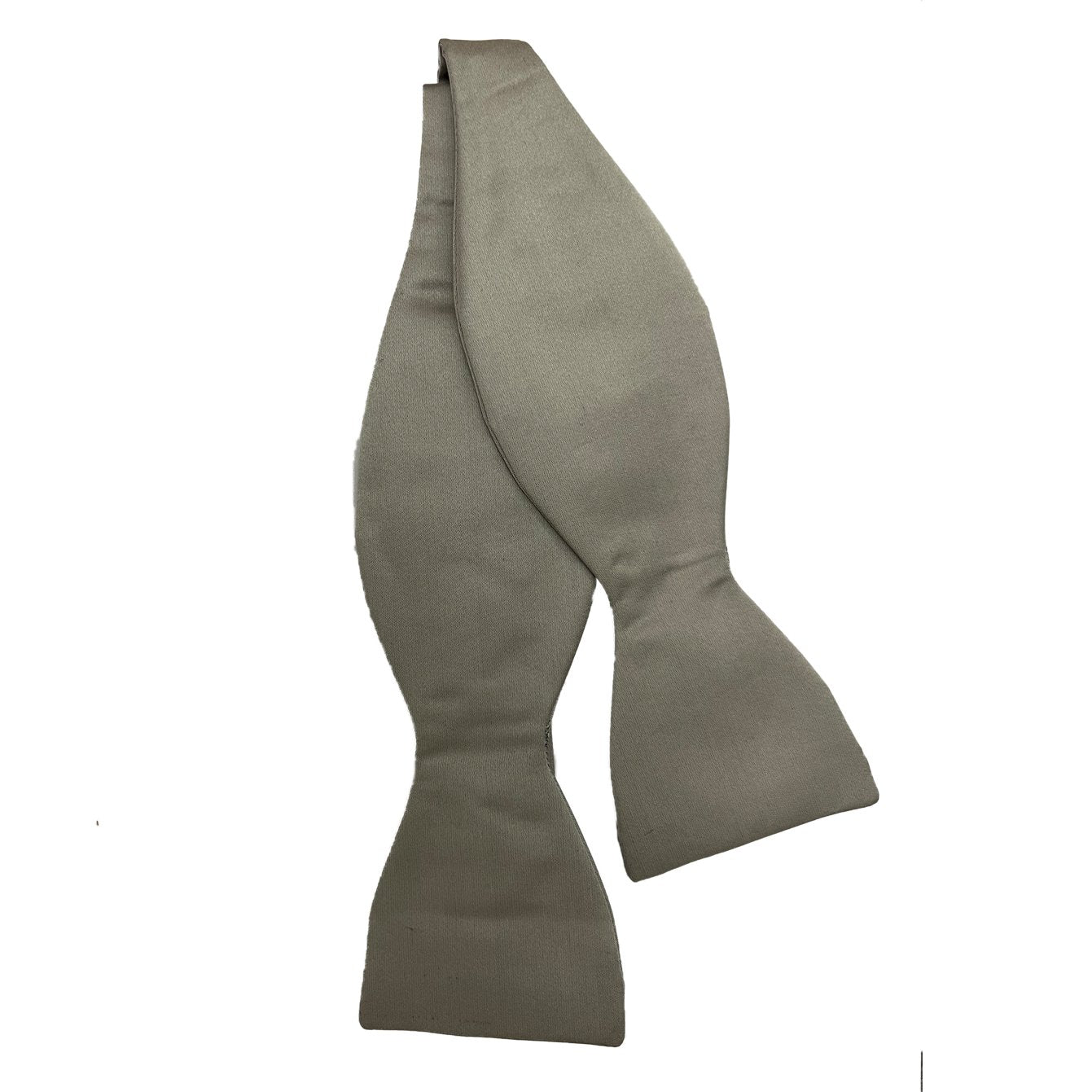 Self Bow tie seta grigio Monsieur - MONSIEUR