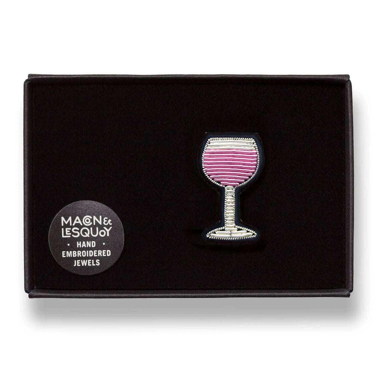 Spilla bicchiere vino rosè Macon & Lesquoy - MONSIEUR