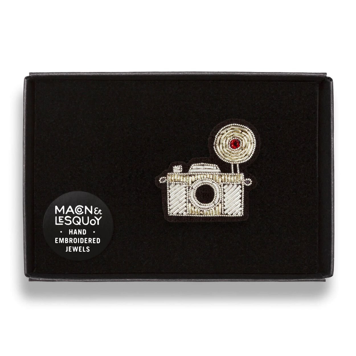 Spilla macchina fotografica silver Macon & Lesquoy - MONSIEUR