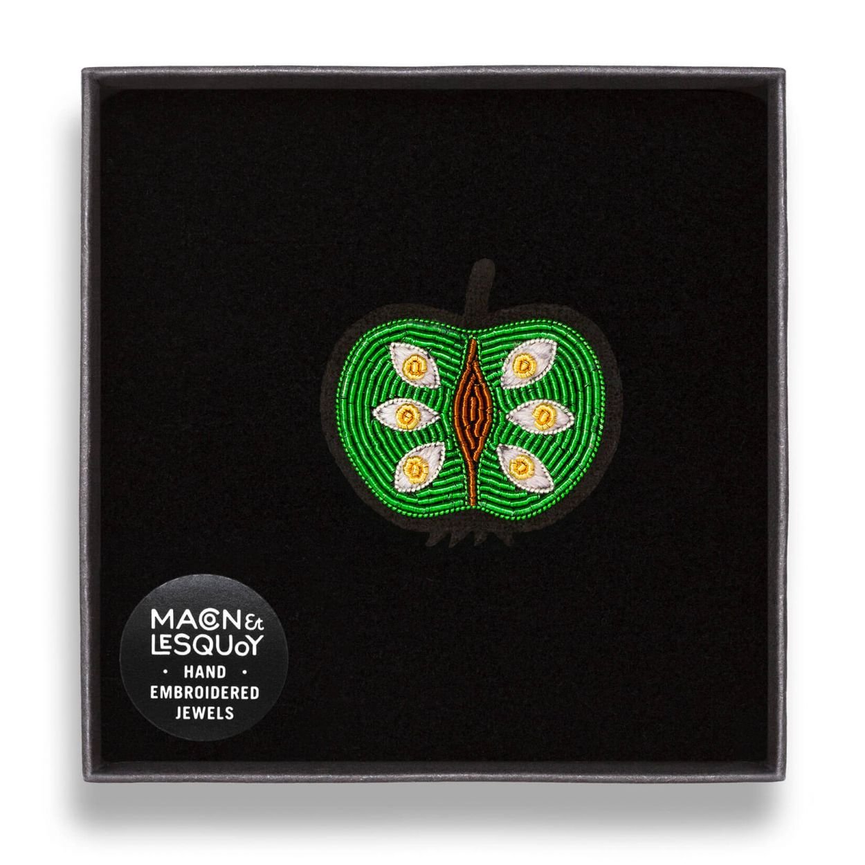 Spilla mela tagliata Macon & Lesquoy - MONSIEUR