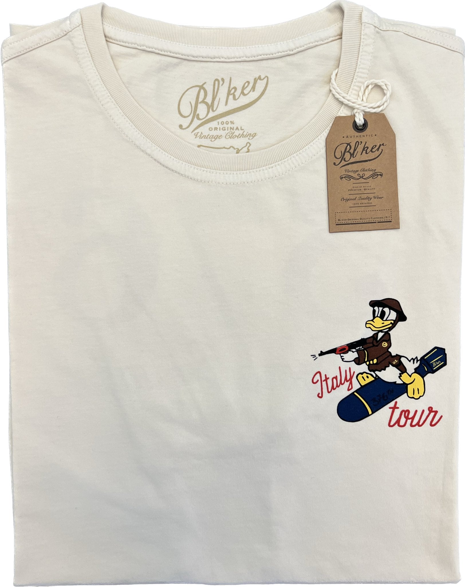 T-shirt cotone Italy Tour BL'KER - MONSIEUR