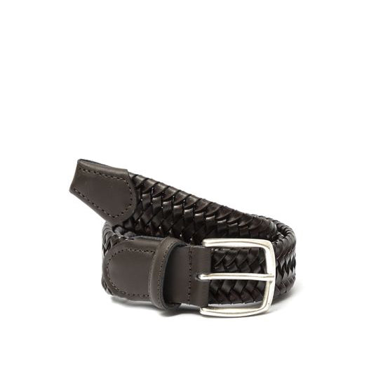 Cintura pelle elastico cerato testa moro Monsieur