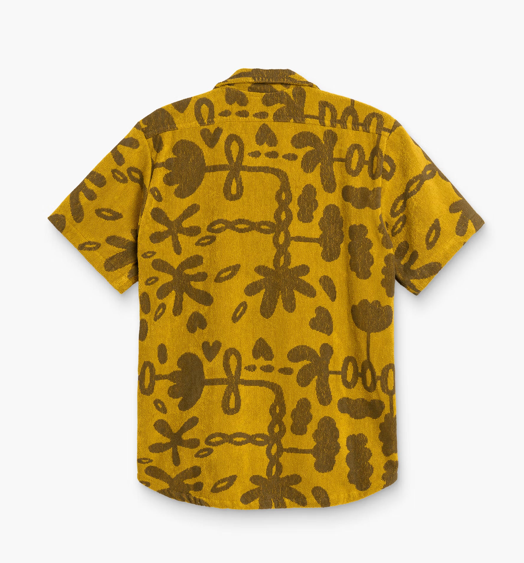 Camicia spugna jacquard Galbanum OAS