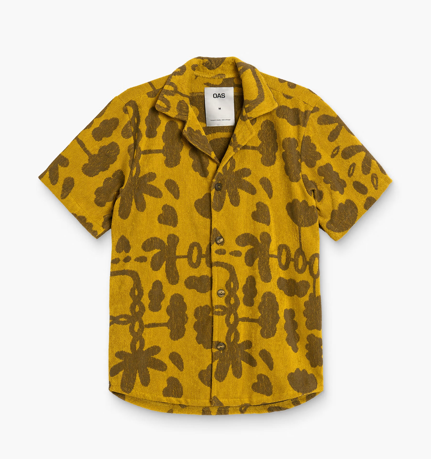 Camicia spugna jacquard Galbanum OAS