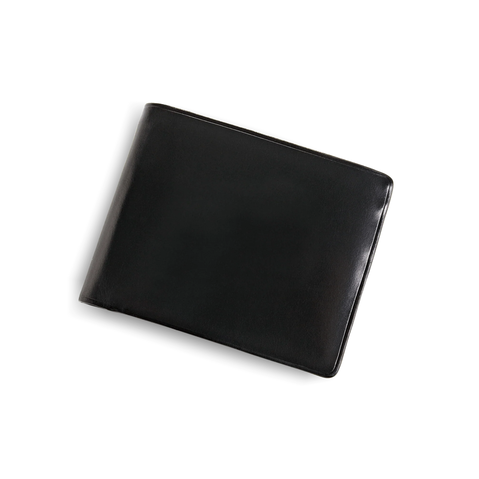 Portafoglio bifold con portamonete nero "Il Bussetto"