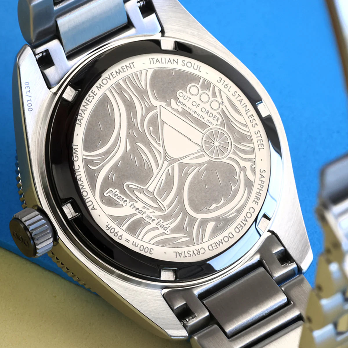 Angelo Azzurro Automatic GMT LIMITED EDITION OUT OF ORDER