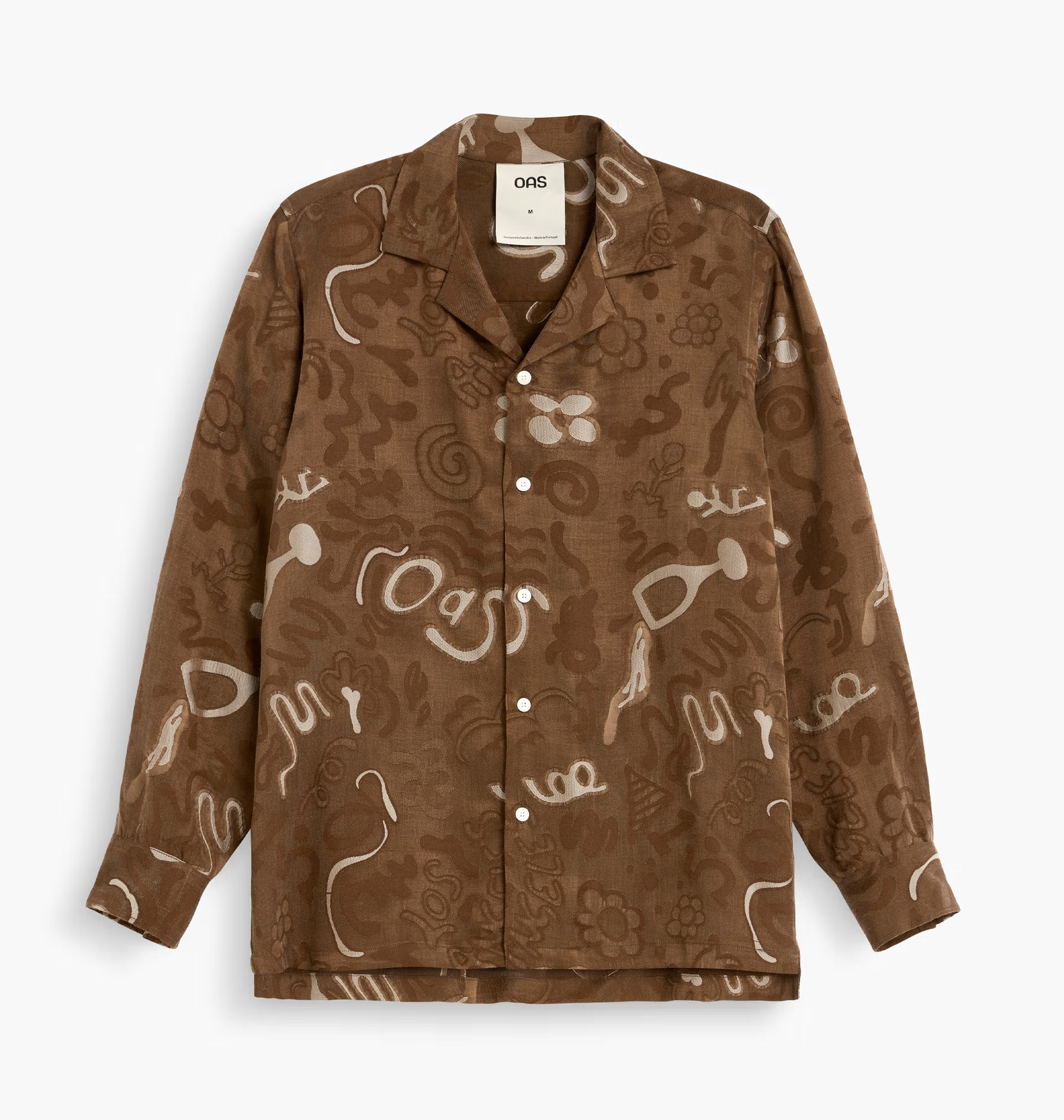 Camicia viscosa Memento Brillo manica lunga OAS