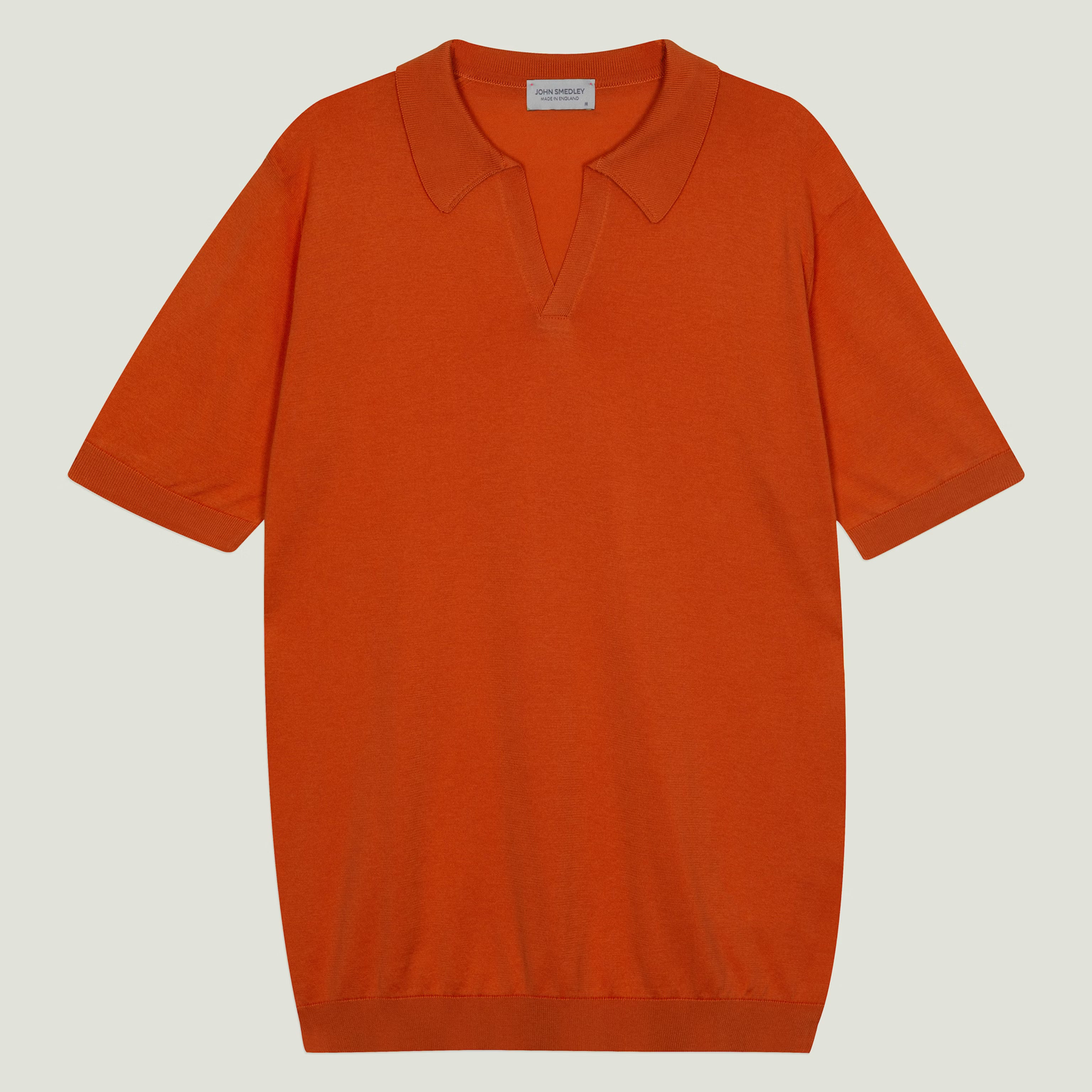 Polo Noah senza bottoni wyvern red  John Smedley