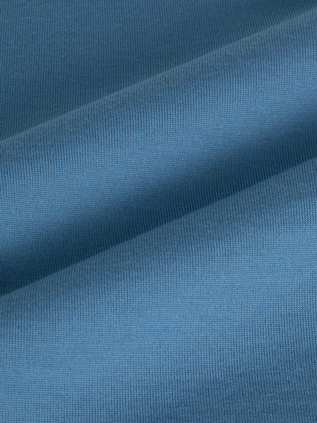 Polo dorset manica lunga extra fine merino wool Chambray blue John Smedley