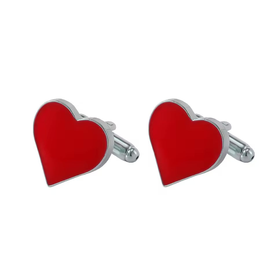 Gemelli cuore rosso Monsieur