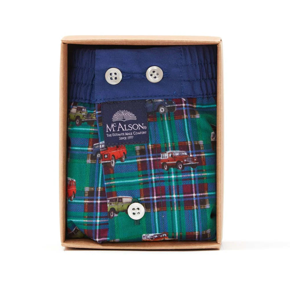 Boxer McTartan Landy verde McAlson