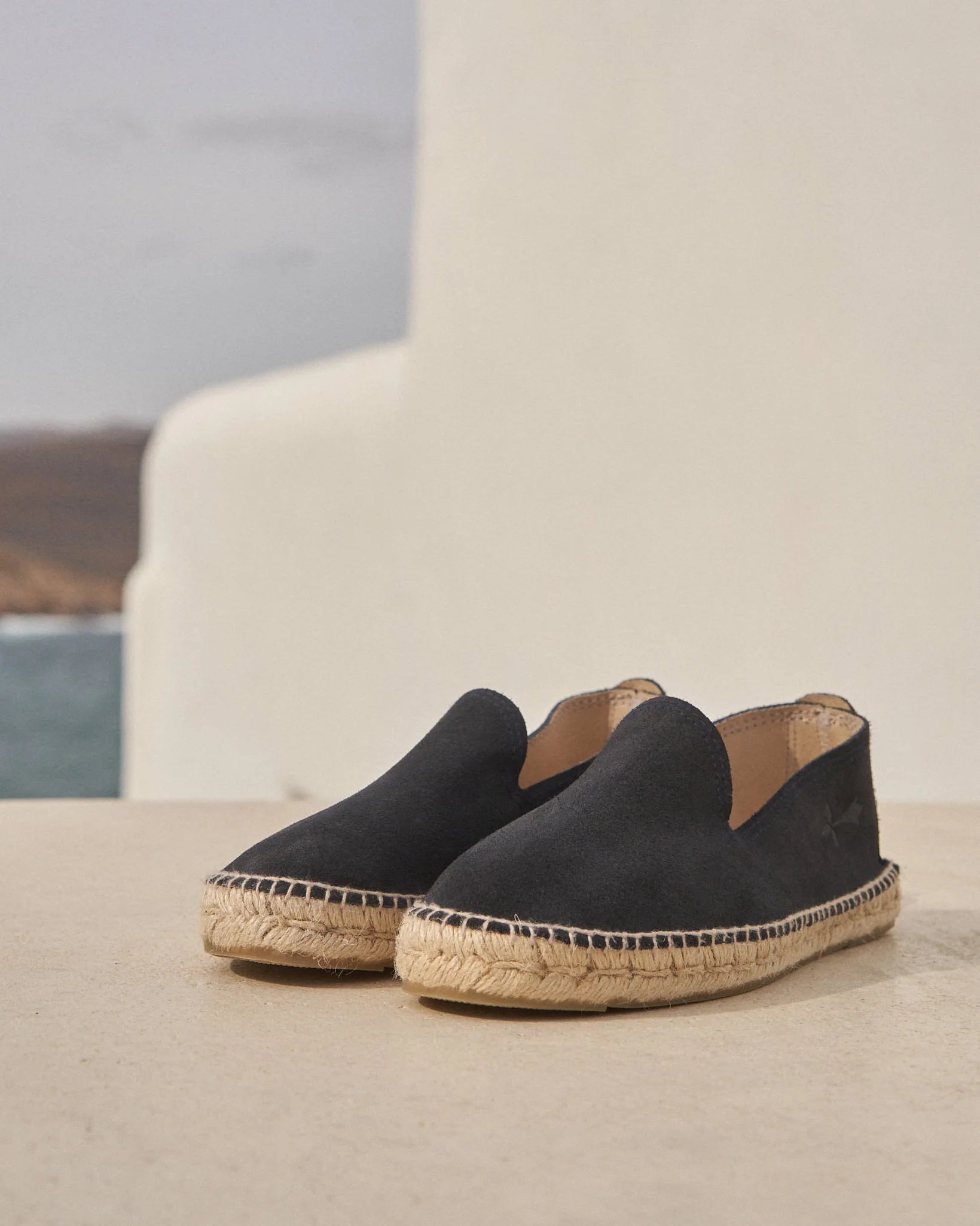 Espadrillas suede Hamptons Patriot Blue Manebì