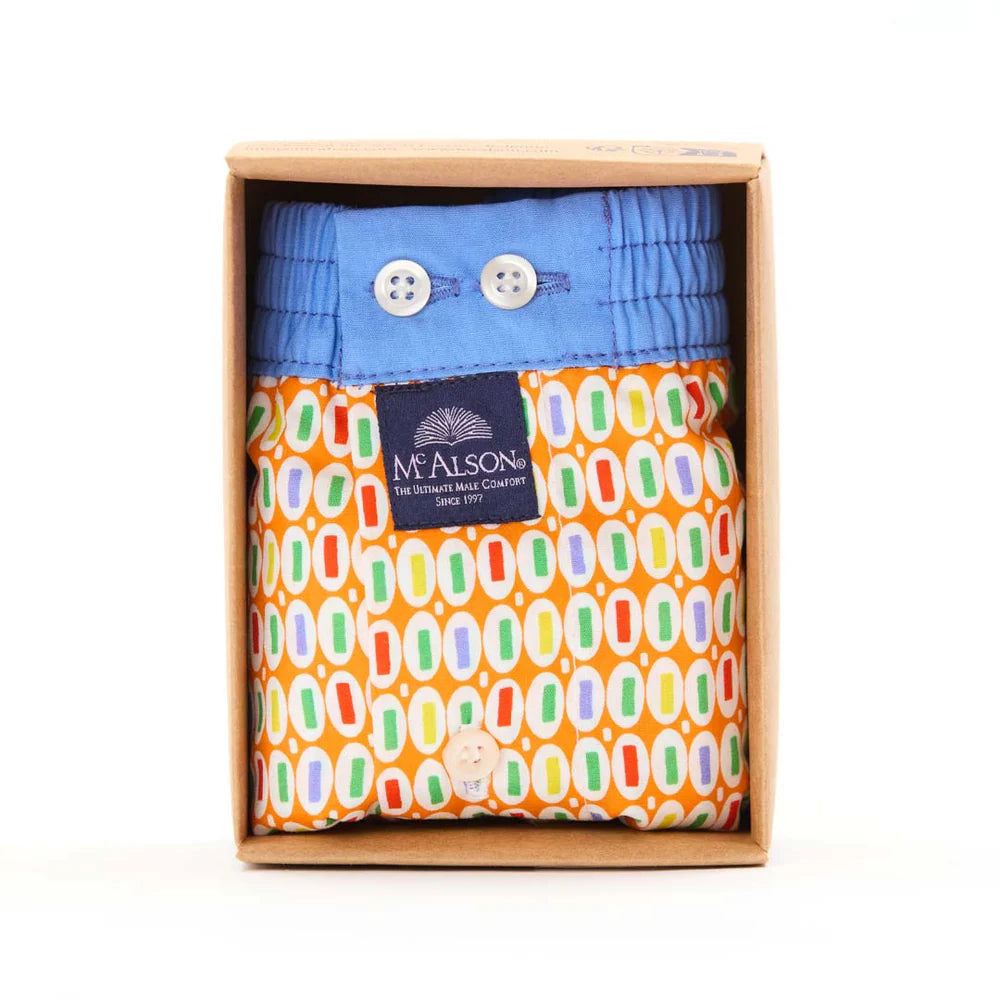 Boxer fantasia ovali arancione McAlson