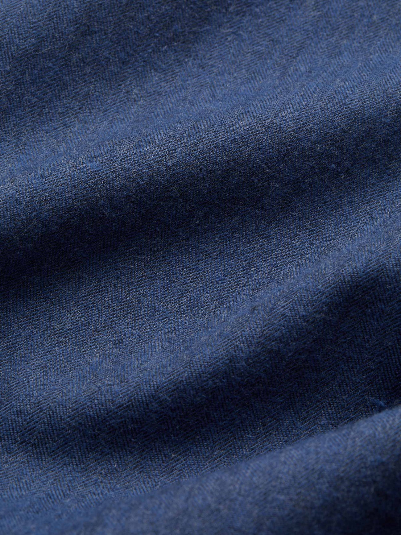 Pigiama lungo cotone brushed navy Derek Rose