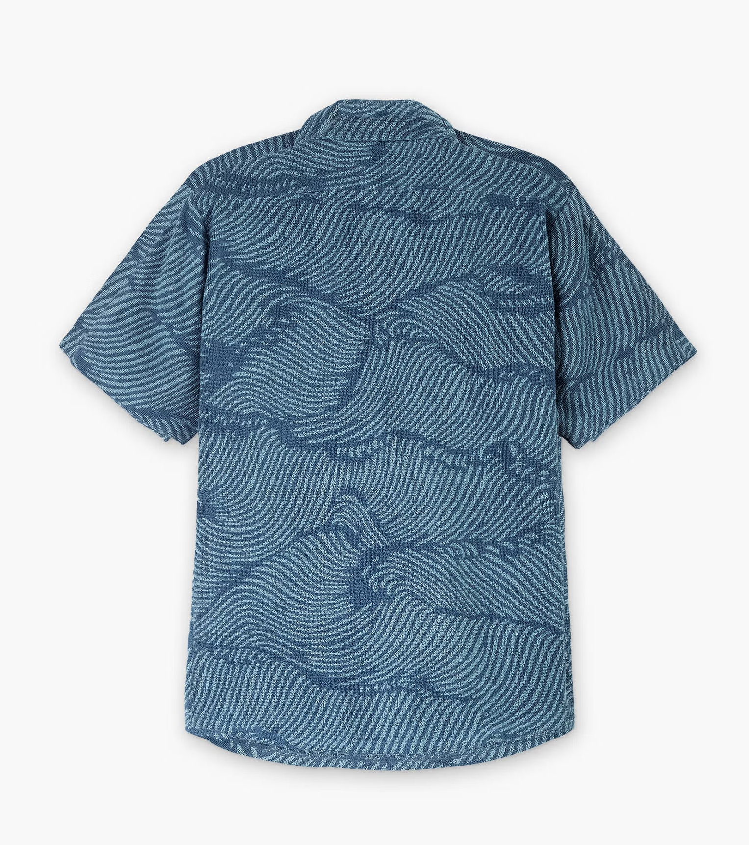 Camicia spugna jacquard wavy OAS