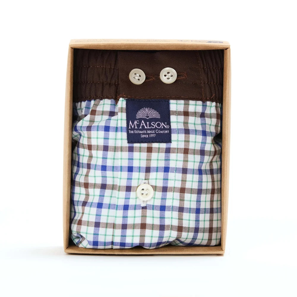 Boxer scacchi navy McAlson