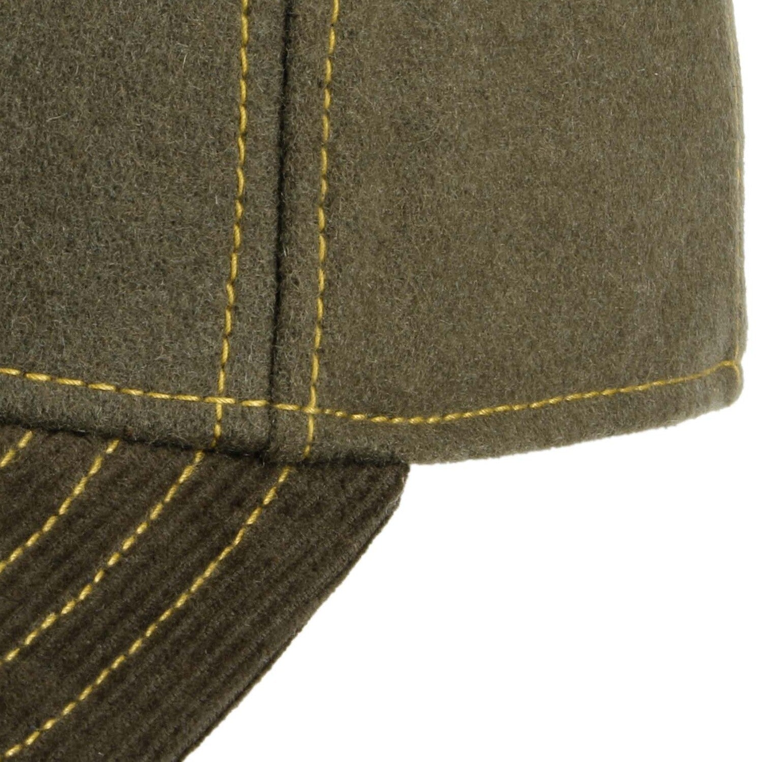 Cappellino wordmark patch verde oliva Stetson