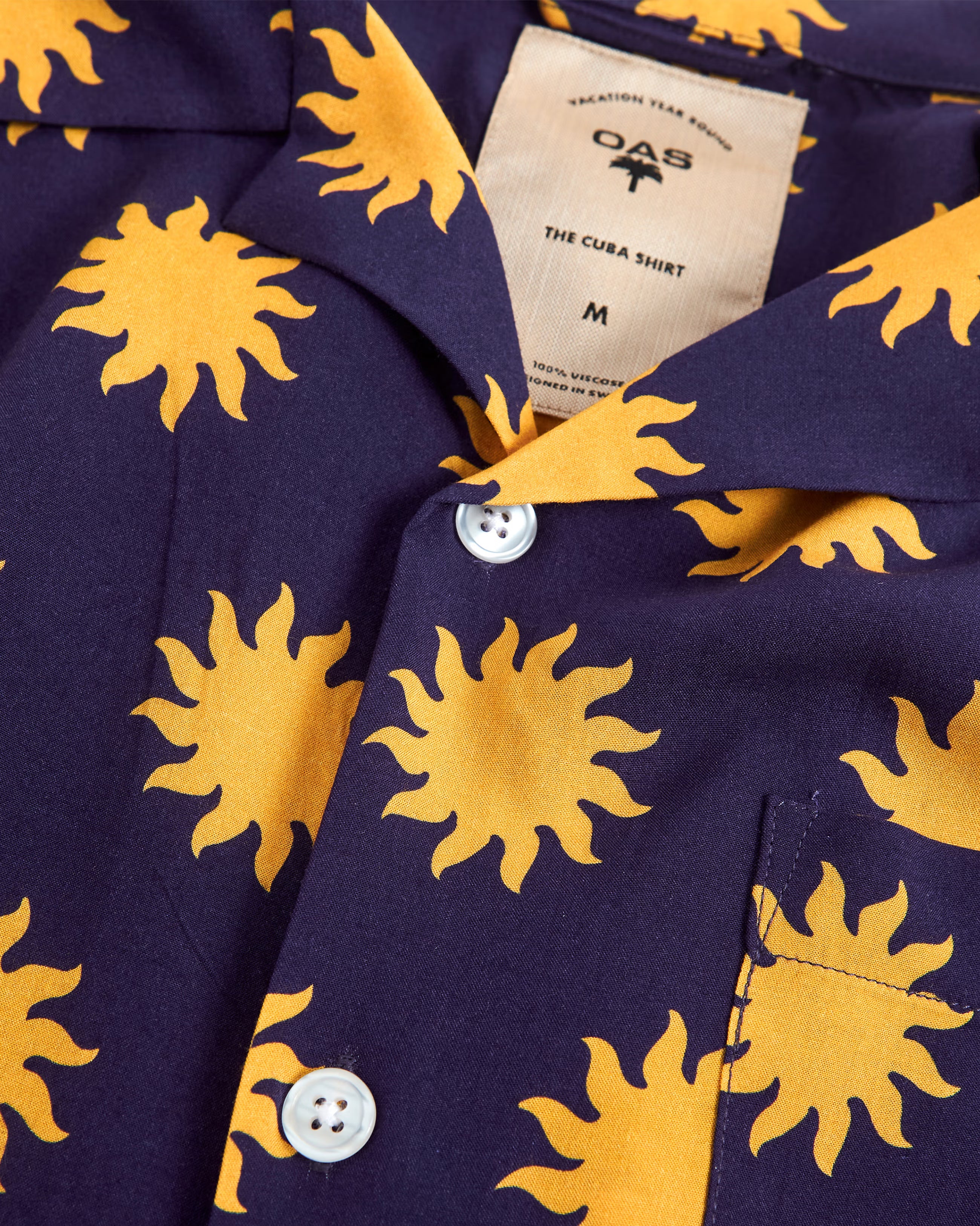 Camicia viscosa Sunday Sun OAS