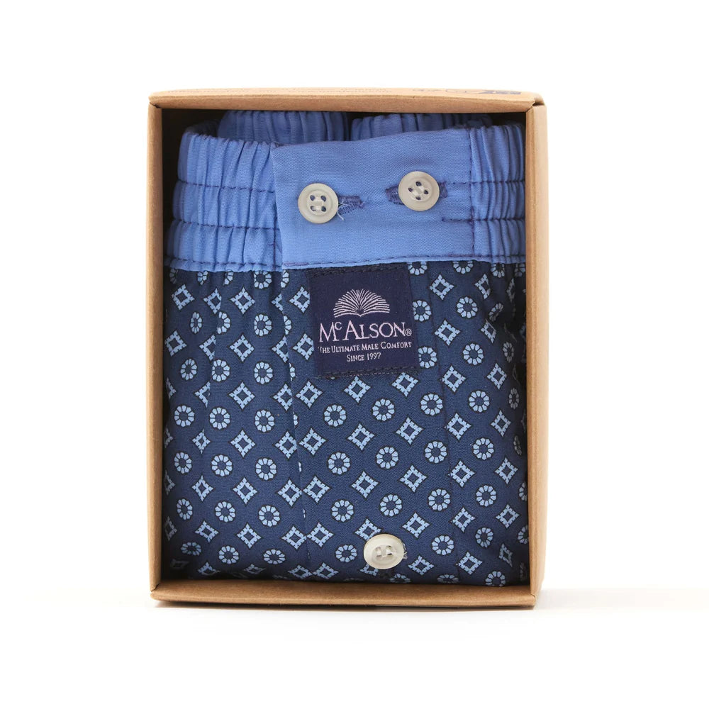 Boxer fantasia cravatta navy McAlson
