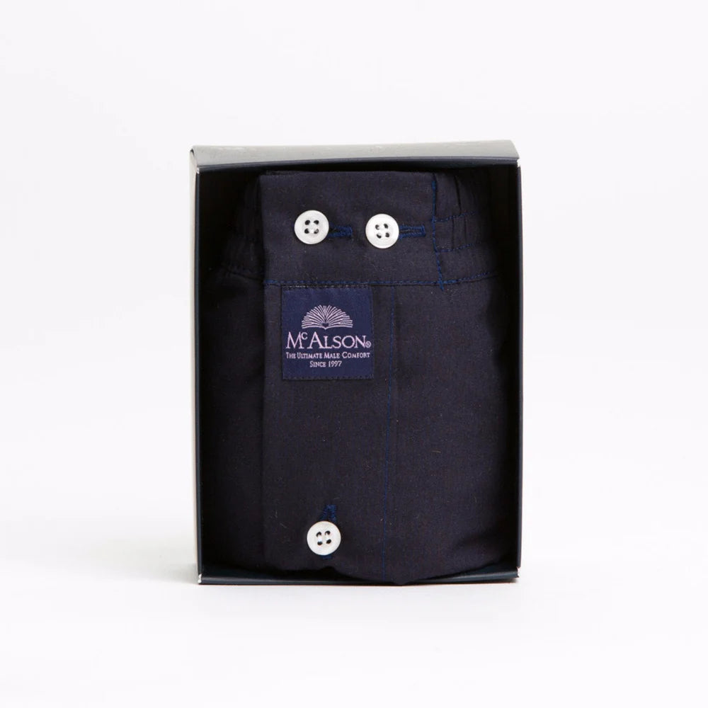 Boxer tinta unita navy McAlson