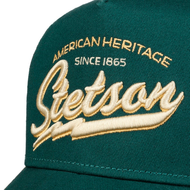 Cappellino Trucker American Heritage petrolio Stetson