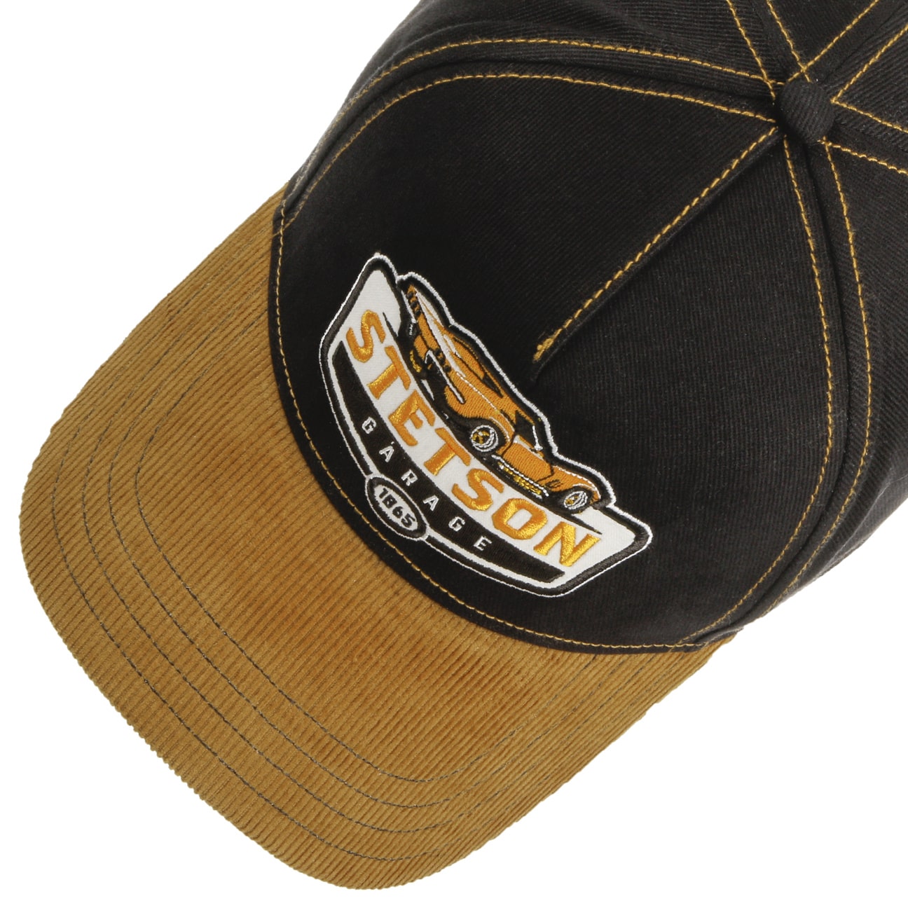 Cappellino Cord Peak Garage nero Stetson