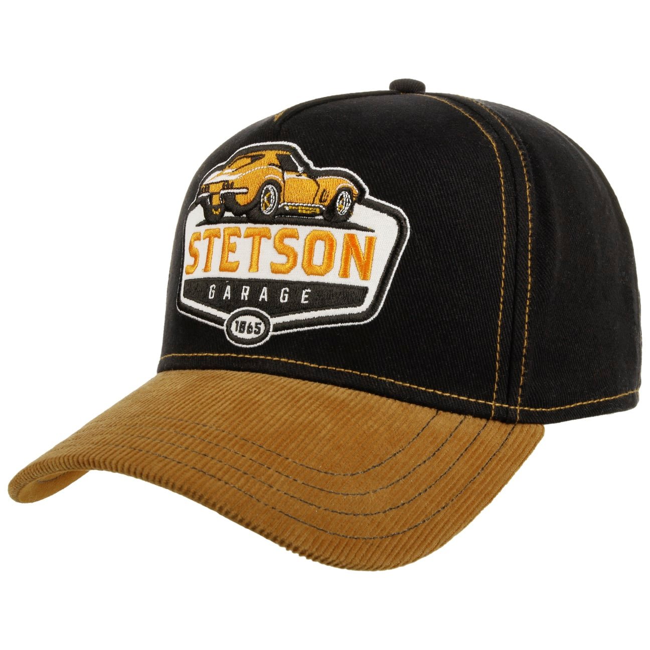 Cappellino Cord Peak Garage nero Stetson