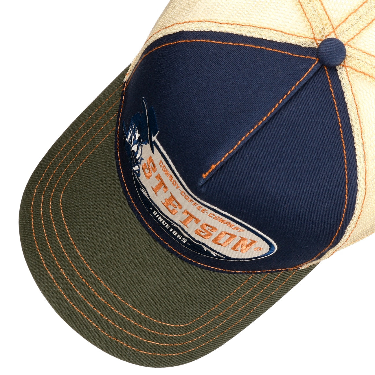 Cappellino Trucker Cap Cowboy Coffee Stetson