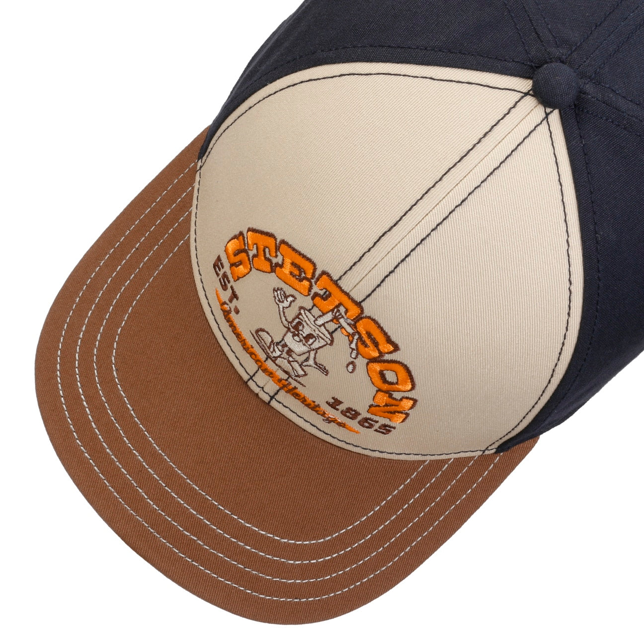Cappellino snapback est. 1865 Stetson