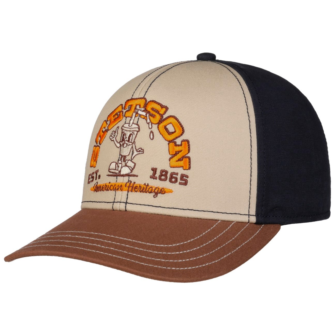 Cappellino snapback est. 1865 Stetson