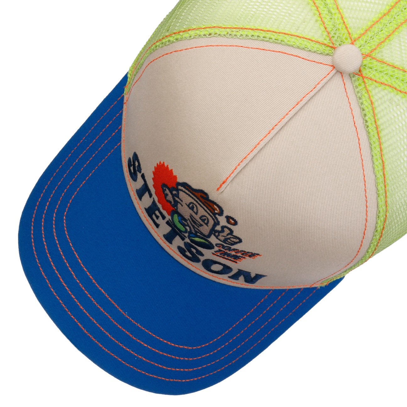 Cappellino Trucker Barista Coffee Time Stetson