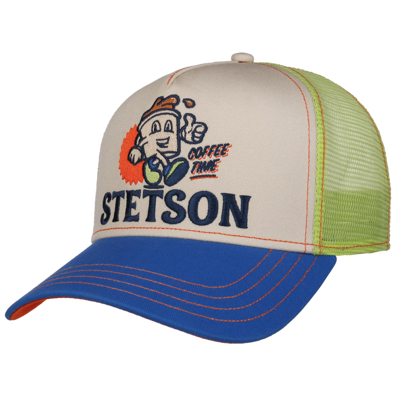 Cappellino Trucker Barista Coffee Time Stetson