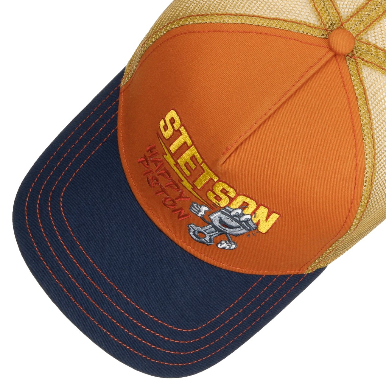 Cappellino Trucker Happy Piston Stetson