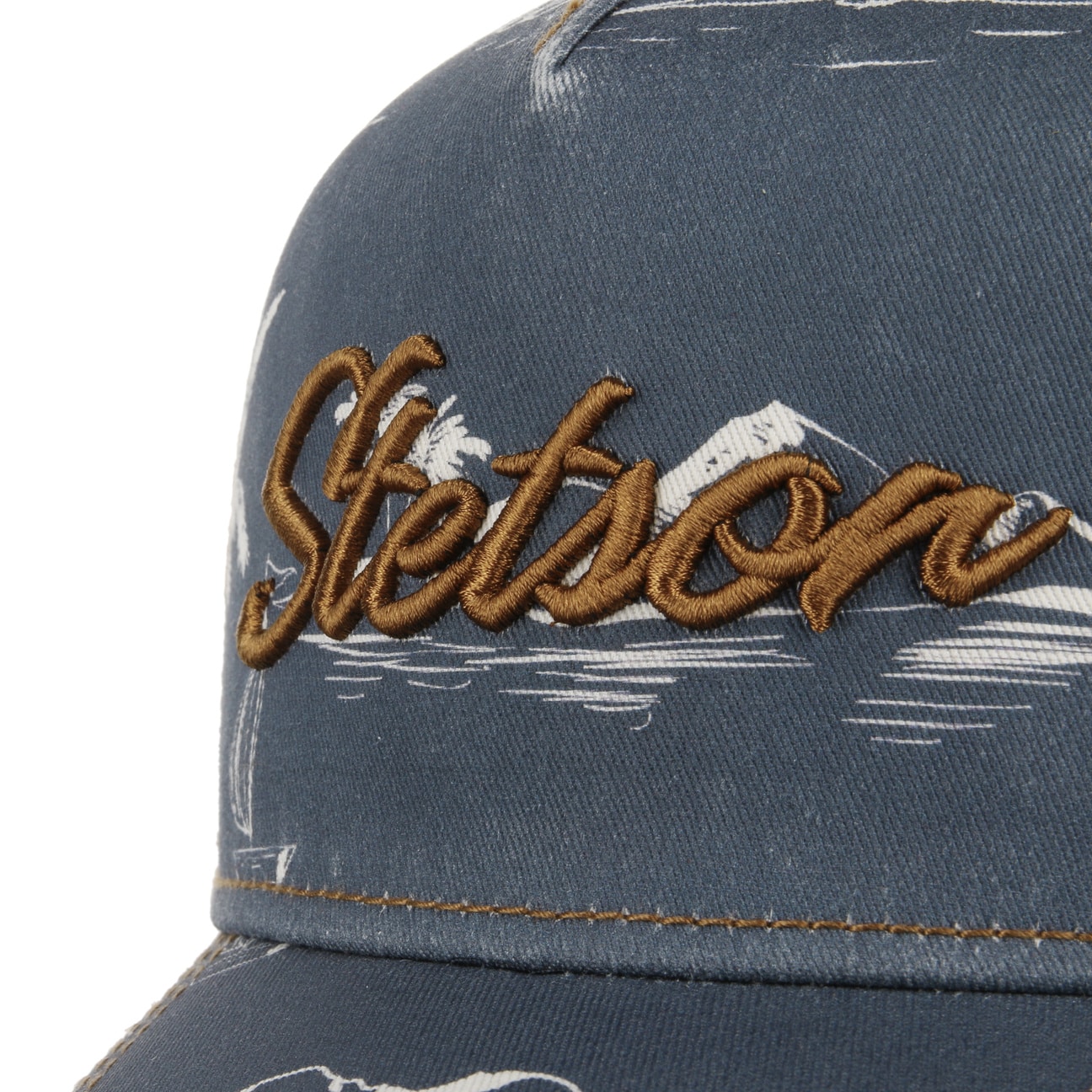 Cappellino Trucker Minimal Alhoa print Stetson