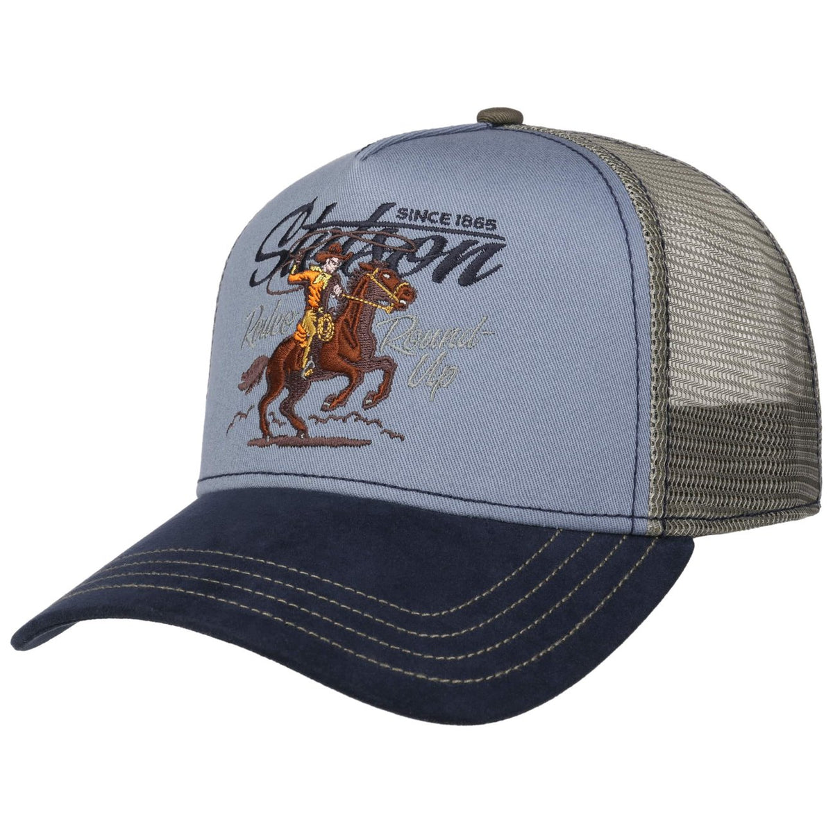 Cappellino Trucker Rodeo round up Stetson