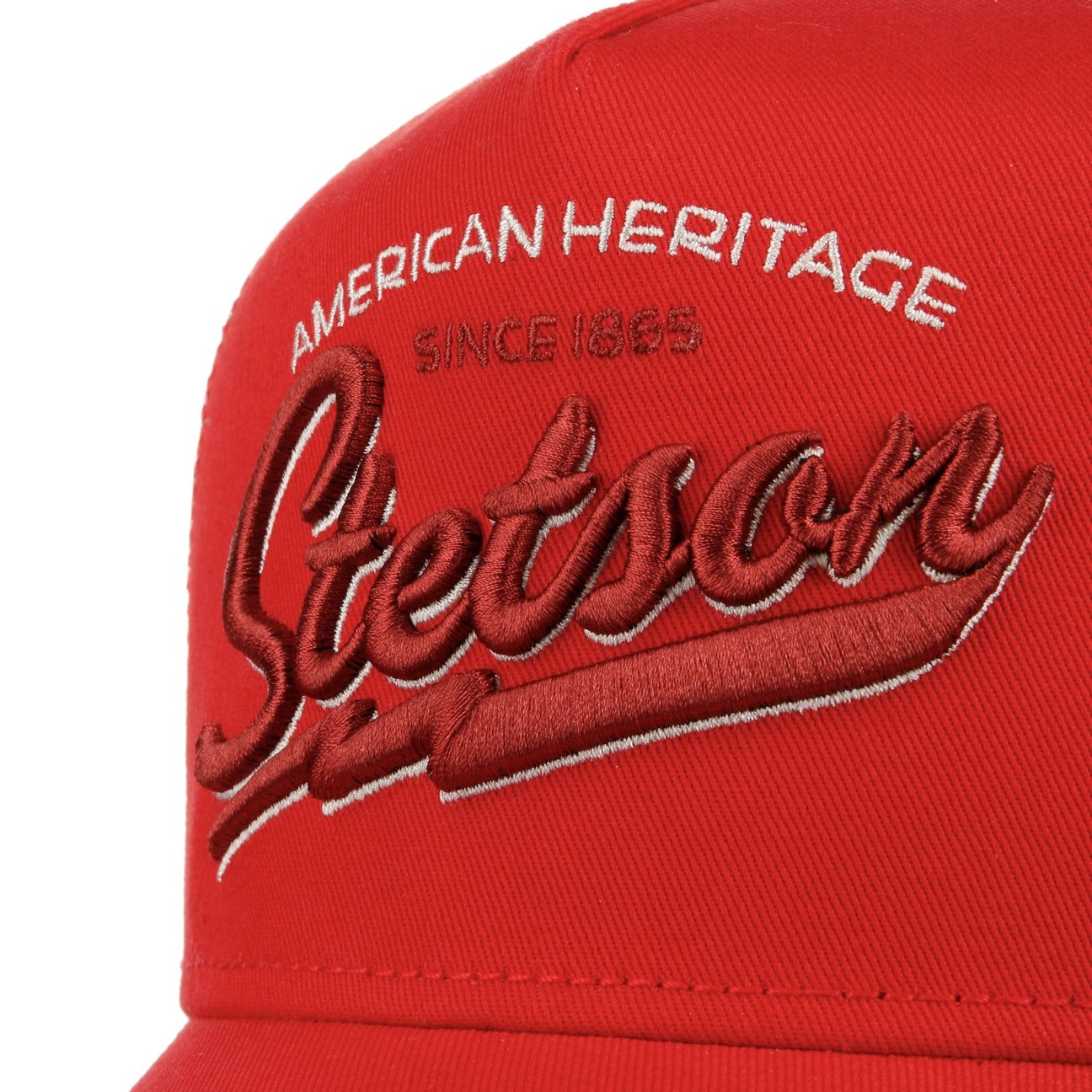 Cappellino Trucker American Heritage rosso Stetson