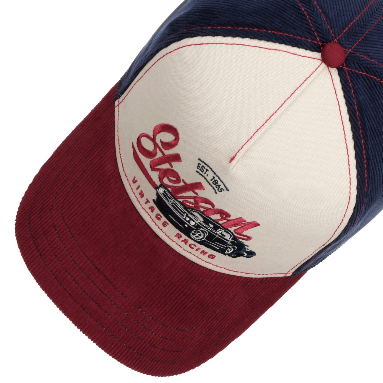 Cappellino Trucker Vintage racing Stetson